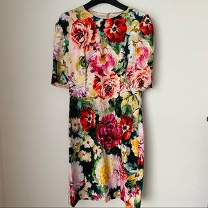 DOLCE & GABBANA Floral-print dress - IT 42